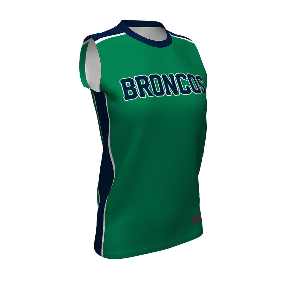 Softball Crew Neck Sleeveless Jersey Broncos CNS-03