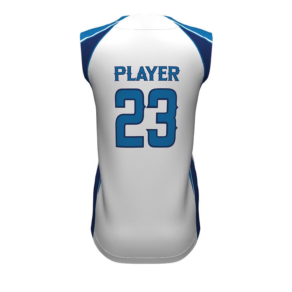 Softball Full Button Sleeveless Jerseys Glad FBS-02 - view 2