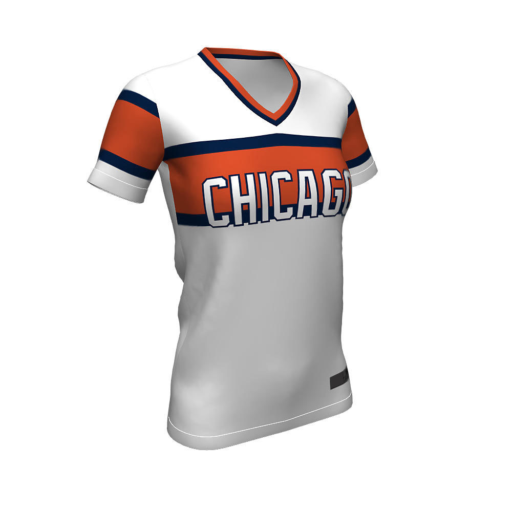 Softball V Neck Jerseys Chicago FVN-01