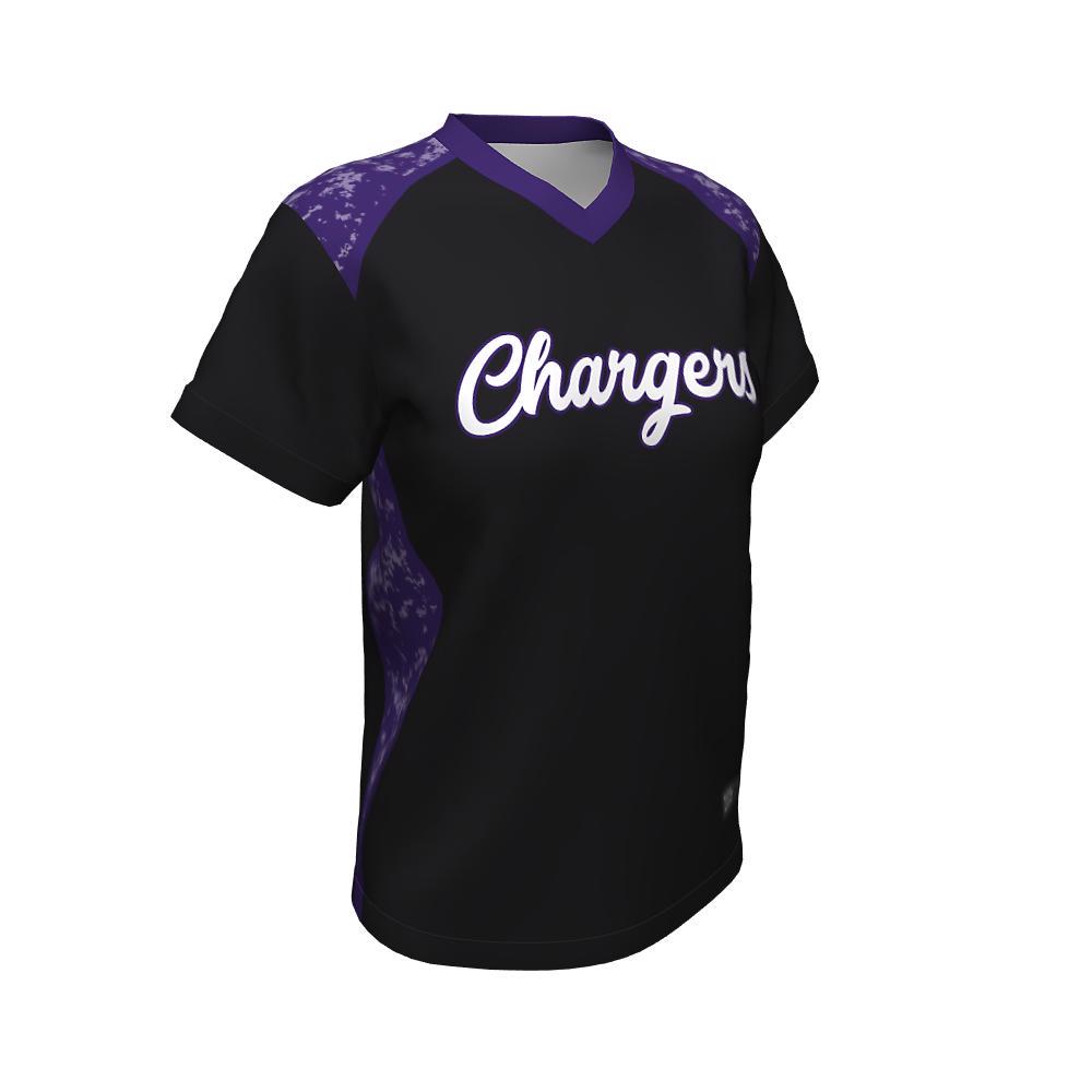 Softball  V Neck Jerseys Charges FVN-05