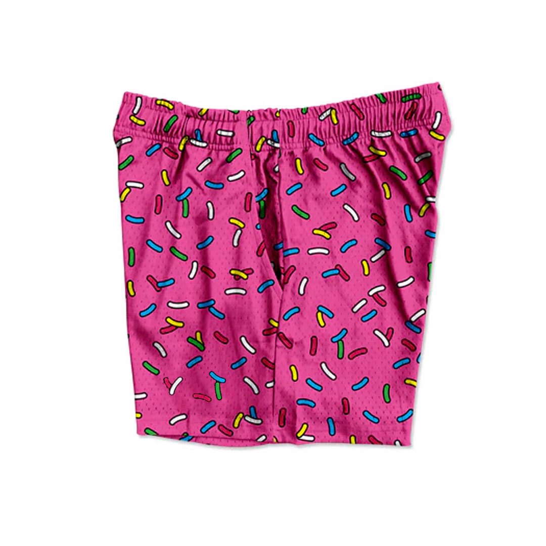 Custom 5inch Inseam Sublimation Shorts in Unisex for Summer in High Quality Dry fit Polyester Mesh - view 3