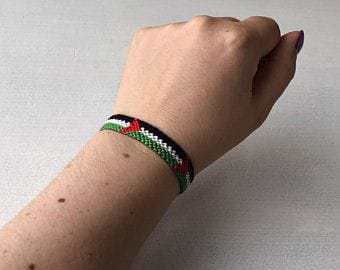 philistine wrist band made with wool 100%
