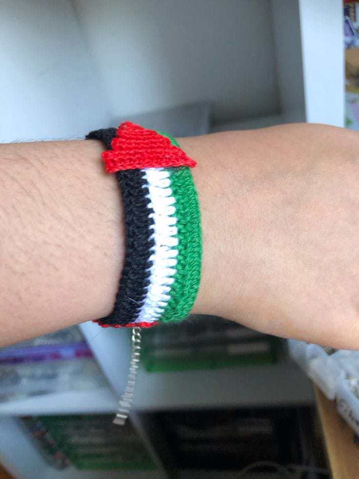 philistine wrist band made with wool 100% - view 2
