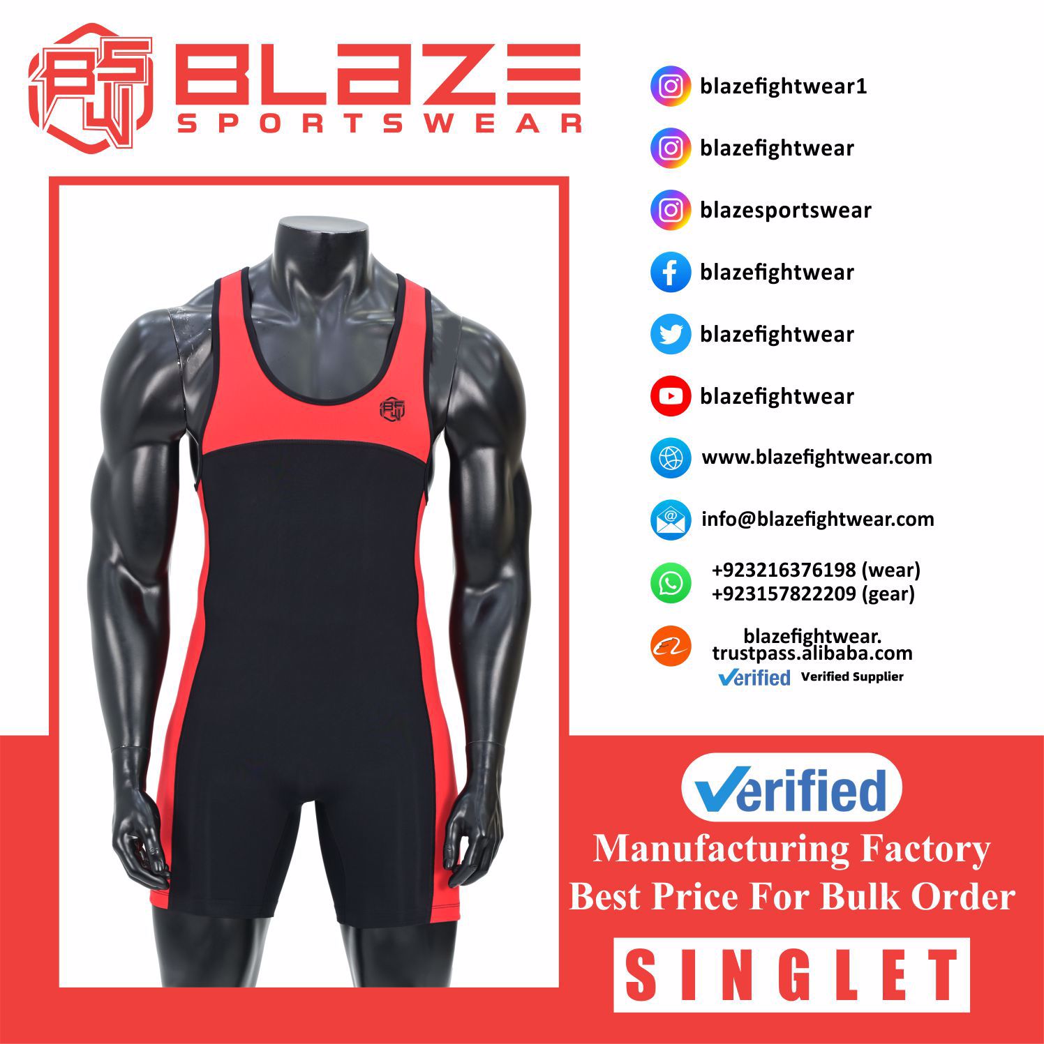 wrestling signlet powerlifting suit wrestling uniform - view 3