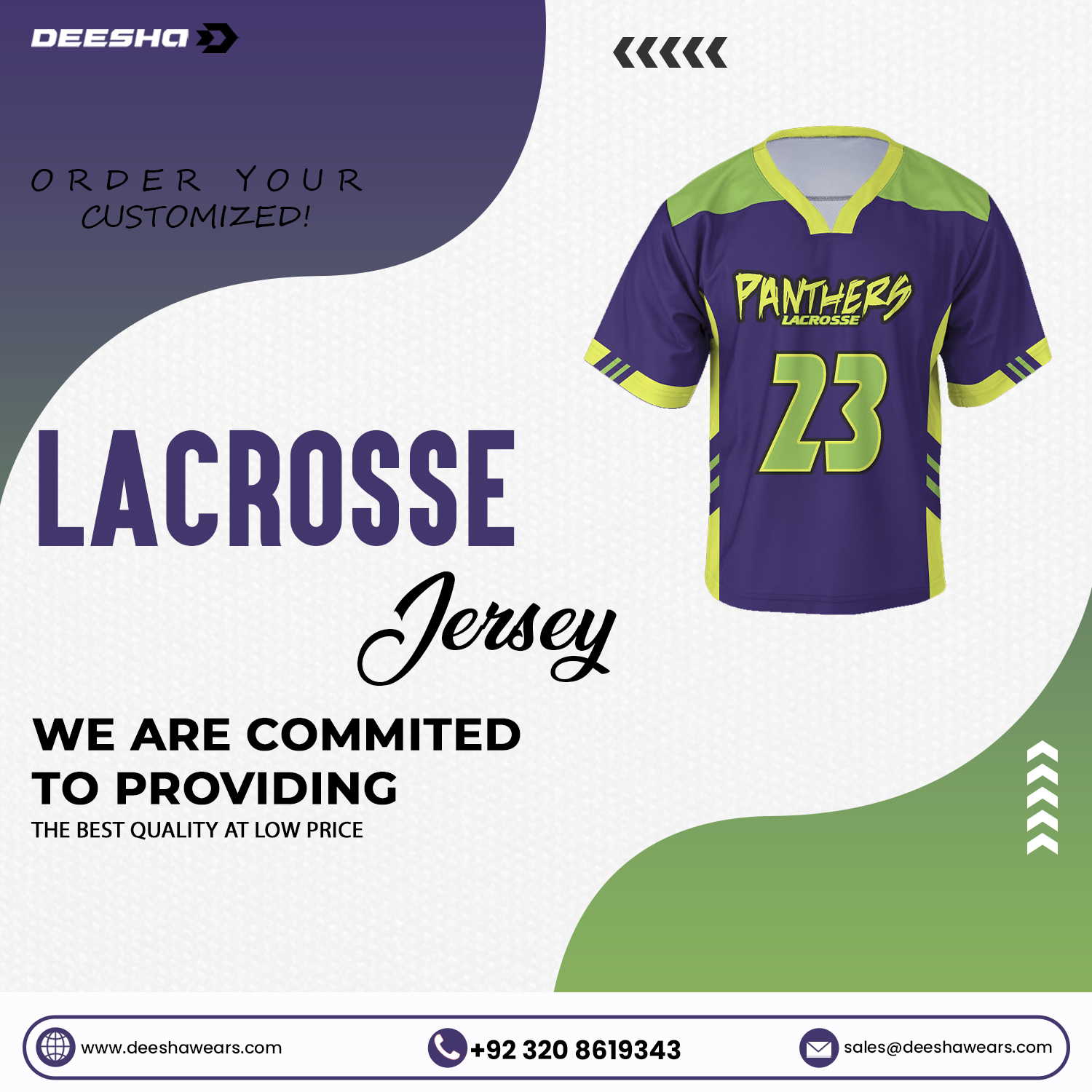 Lacrosse Jerseys Patriots LJ-01 - view 7