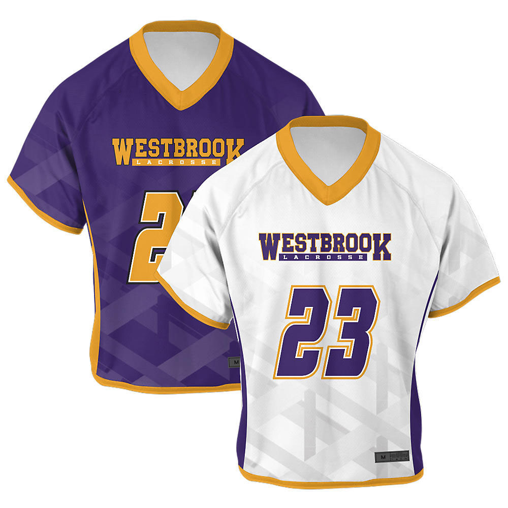 Sublimation Lacrosse Reversible Jerseys Westbrook LRJ-03