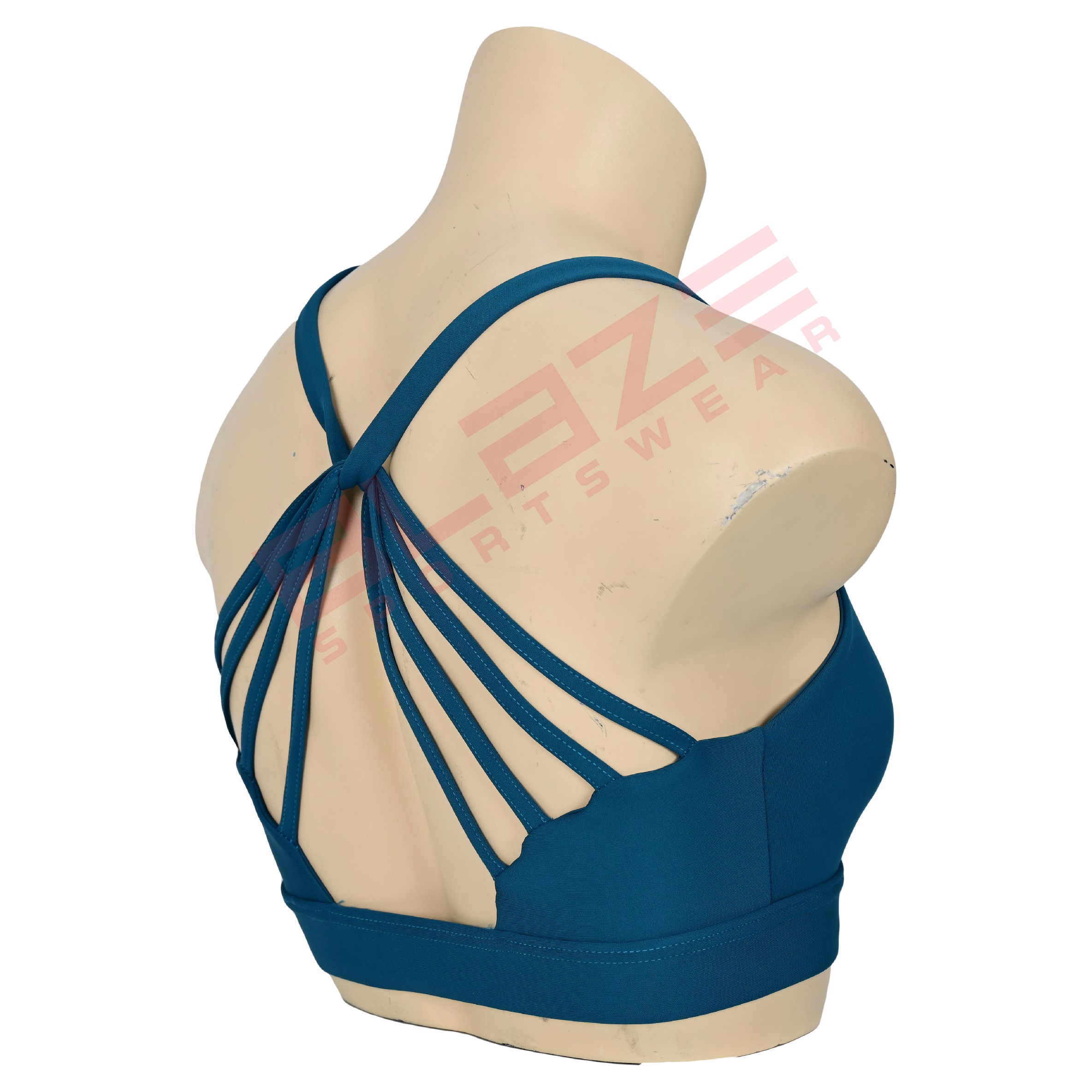 customized sports bra workout fitness wear racer back sports bra light weight  - view 2