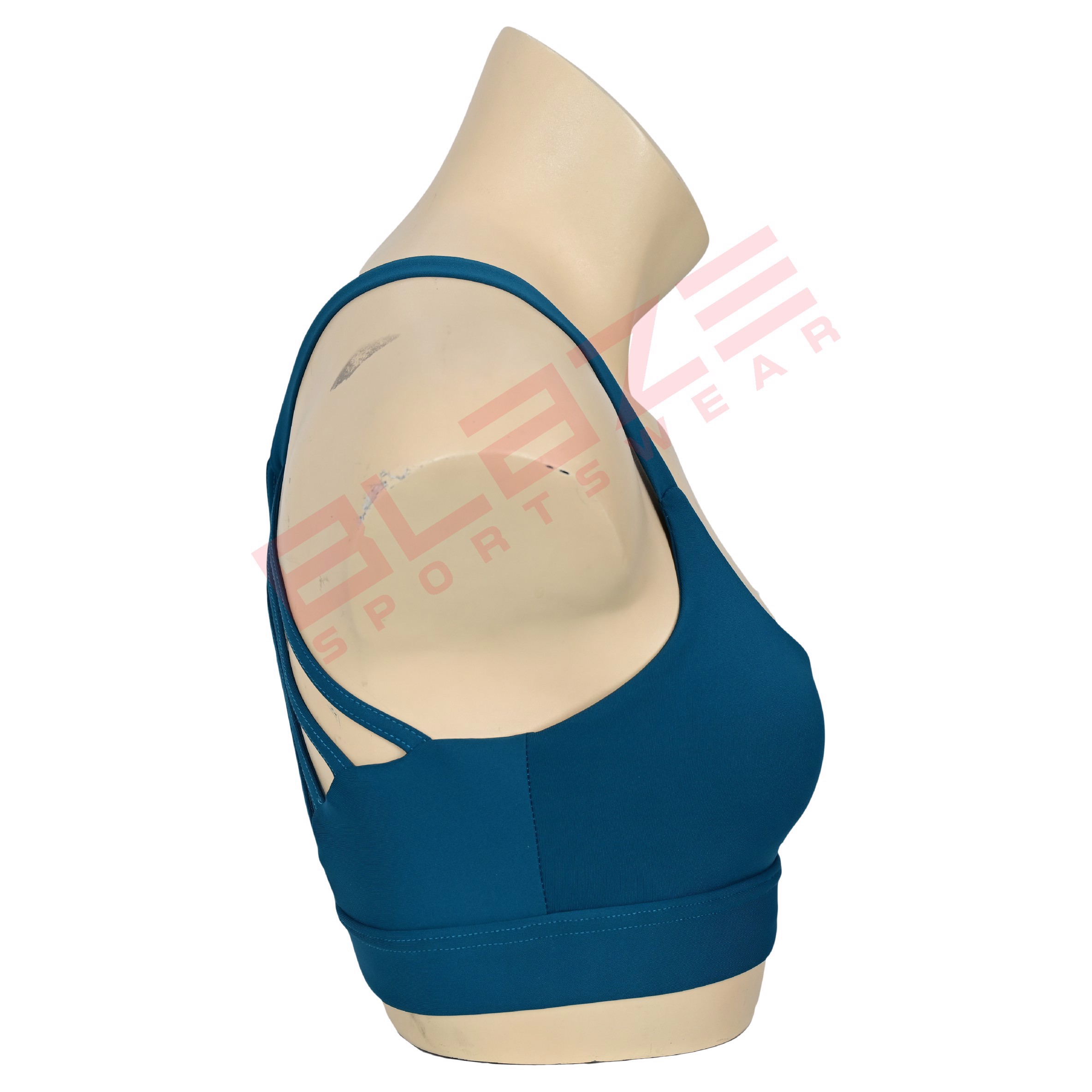 customized sports bra workout fitness wear racer back sports bra light weight  - view 3