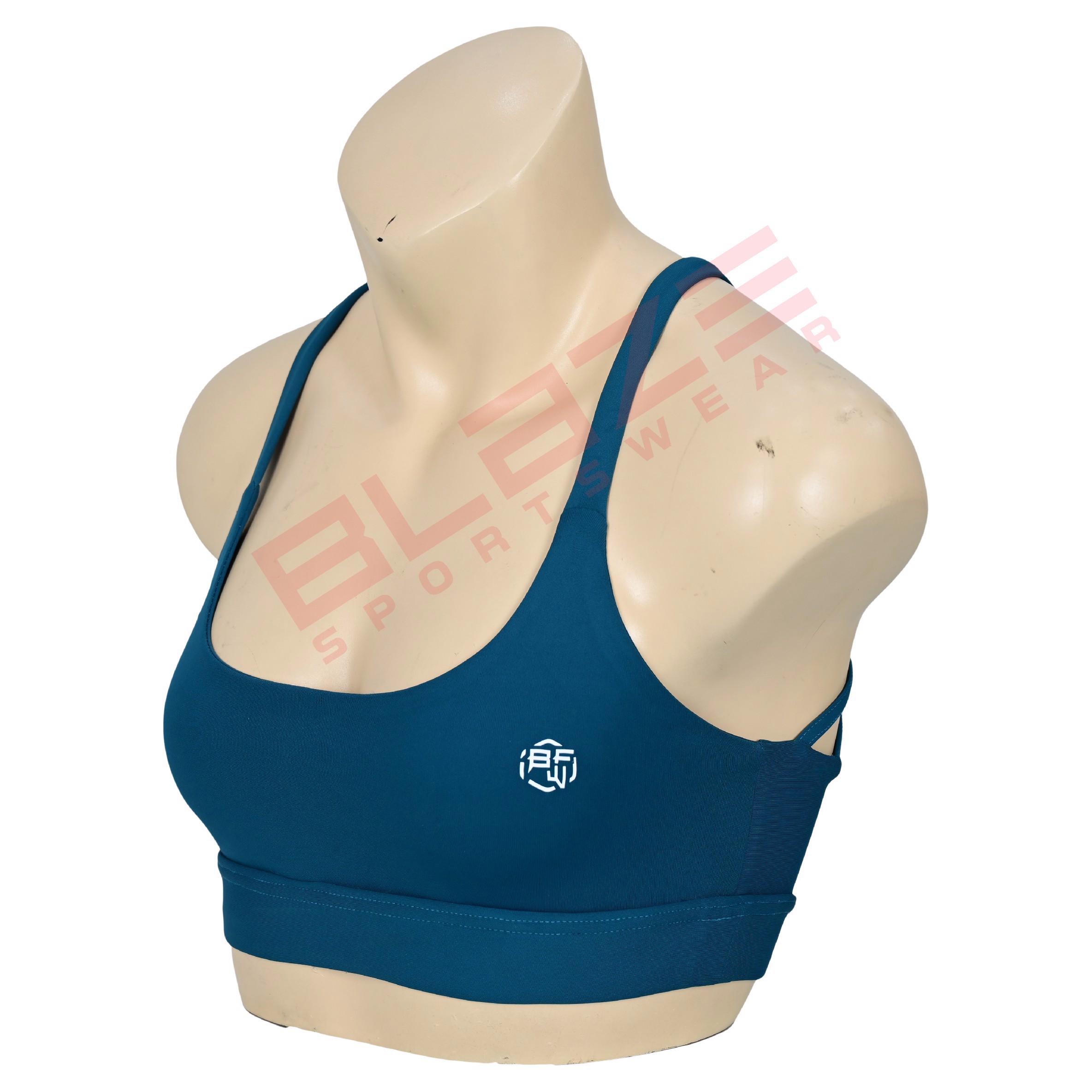 customized sports bra workout fitness wear racer back sports bra light weight  - view 4
