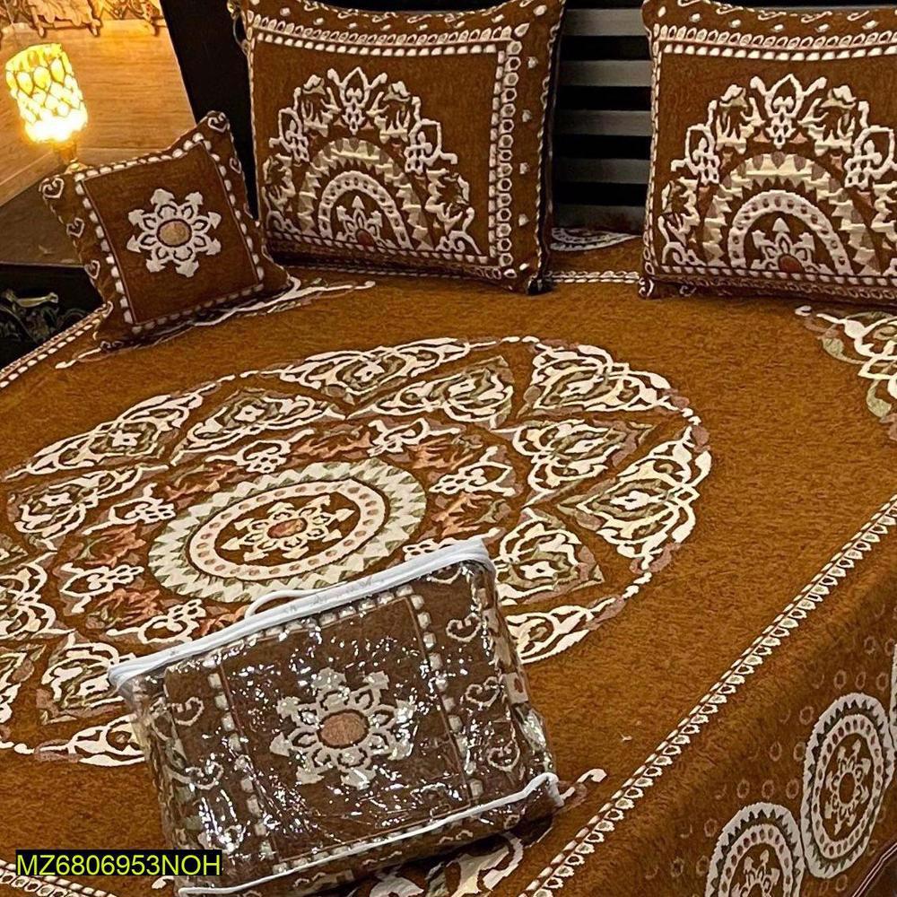 Four Piece Velvet Double Bed Sheet