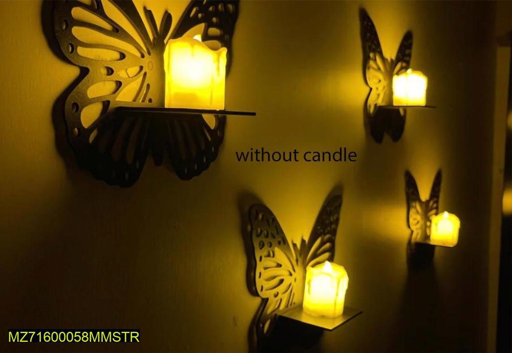 Three Piece Modern Butterfly wall Hanging Shelf Set - view 6