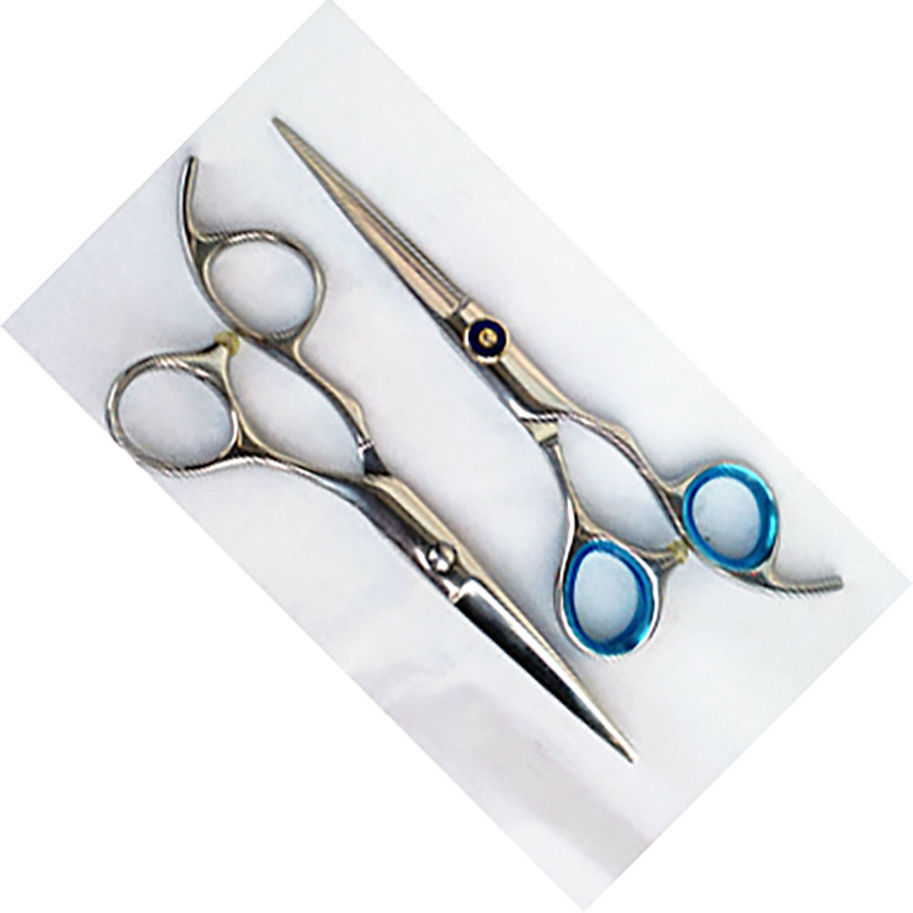 CNC wire cut scissors Professional Adjustable Screw 6 inch Hair Cutting Hairdressing Scissors Set