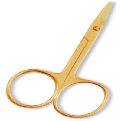 Rose Gold Durable carbon steel scissors hold their sharp edges Nickel plating on the scissors  - view 4