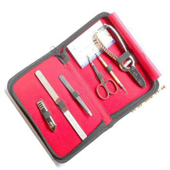 Makeup Tool Kit Set Nail Tools Clippers Manicure Professional Steel Pusher Double Head Nail Remover