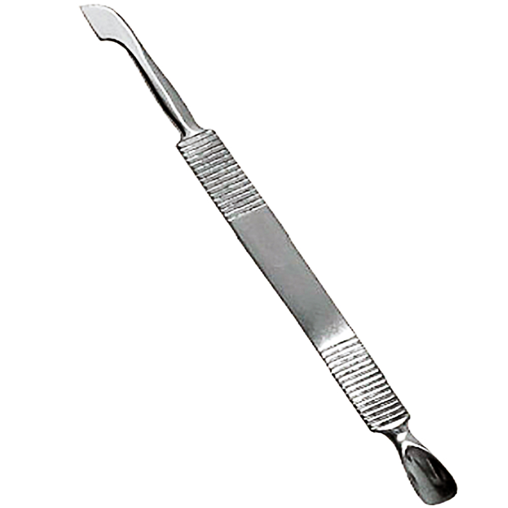 Ready to Ship wholesale High Quality Double-ended Nail Spoon Pusher Stainless Steel Manicure Tools - view 5