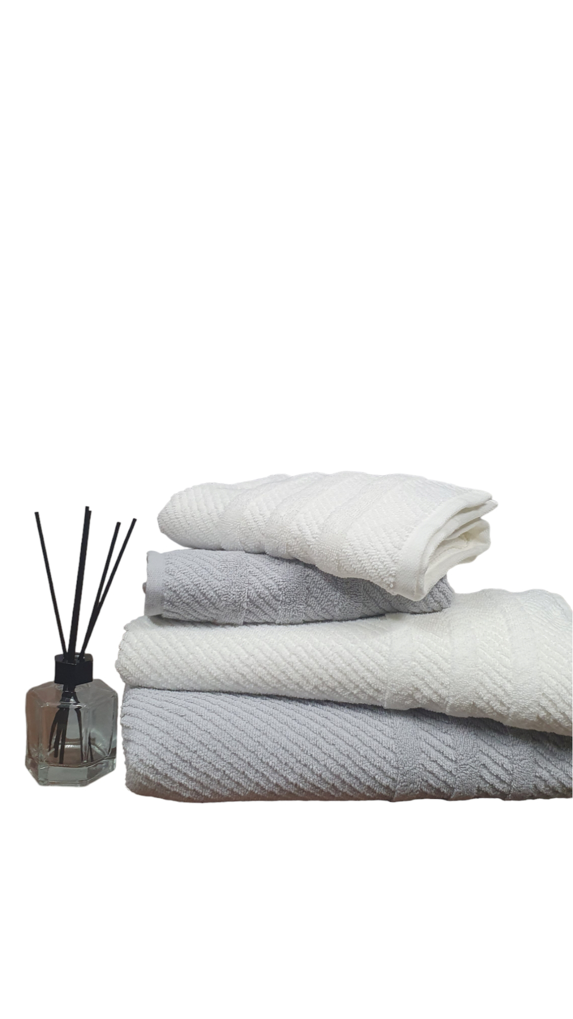 Jacquard 3 Row Border Hand & Face Towel 50x90 cm - view 5