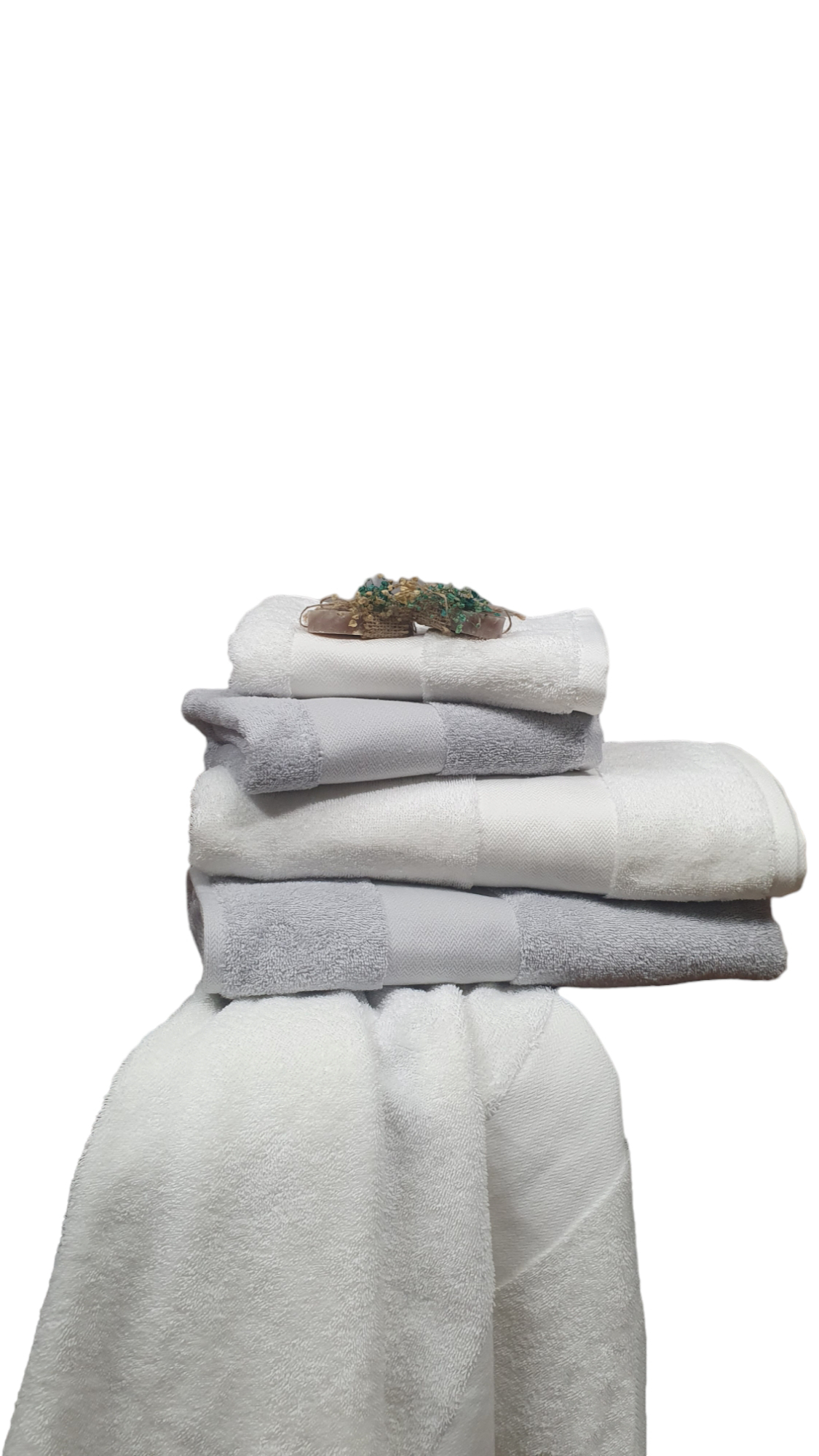Zigzag Single Row Border Hand & Face Towel 50x90 cm - view 5