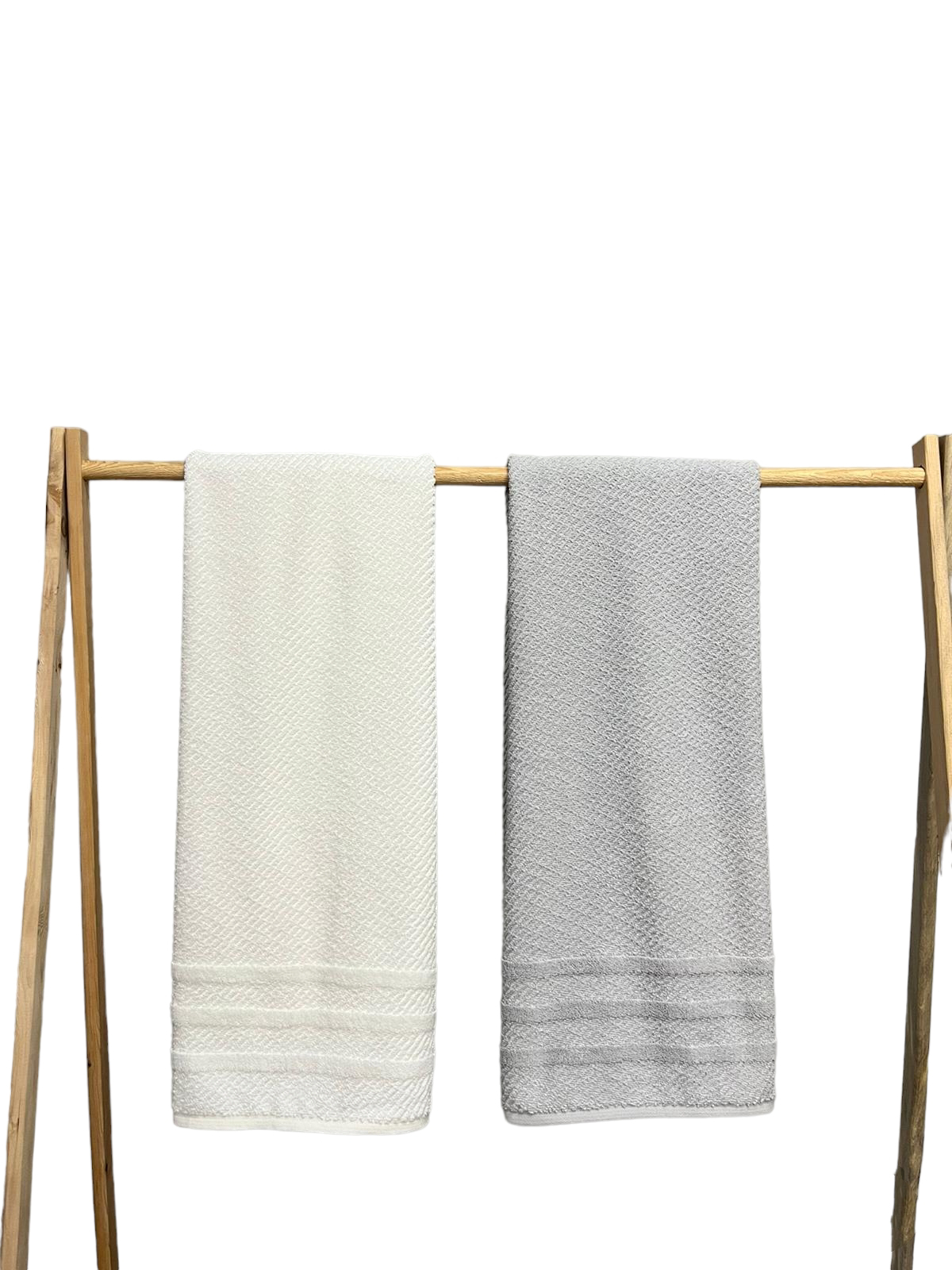 Jacquard 3 Row Bordered Bath Towel 70x140 cm - view 5