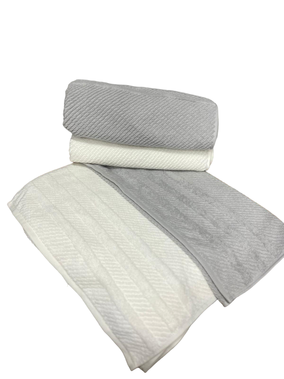 Jacquard 3 Row Bordered Bath Towel 70x140 cm - view 6