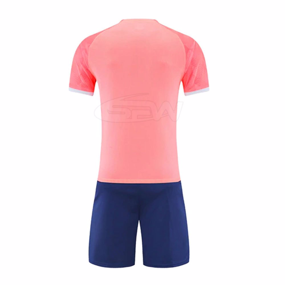 Custom Sublimated Football Jersey Shirts Red Team Training Football Jersey Soccer Uniform