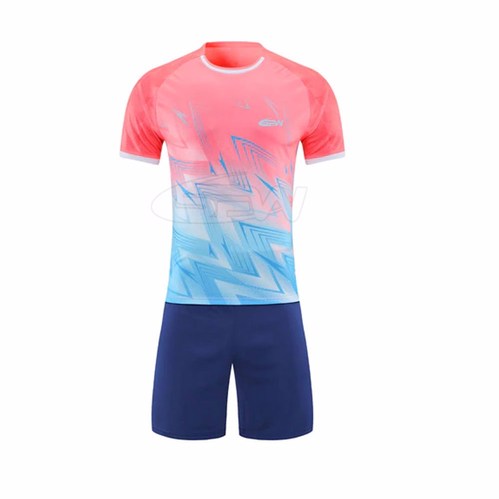 Custom Sublimated Football Jersey Shirts Red Team Training Football Jersey Soccer Uniform - view 2