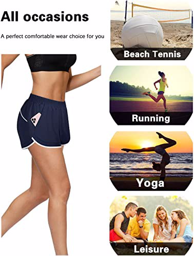 unisex amazing Hot selling Elastic Waist Double Layer Running Shorts for breathable comfortable - view 6