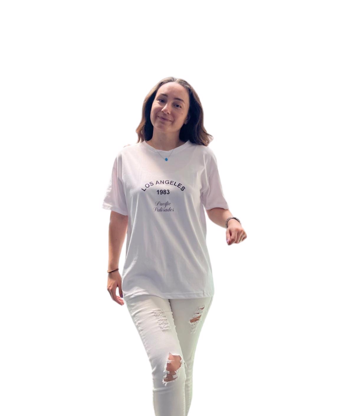 Unisex Printed Crew Neck Short Sleeve T-shirt - view 3