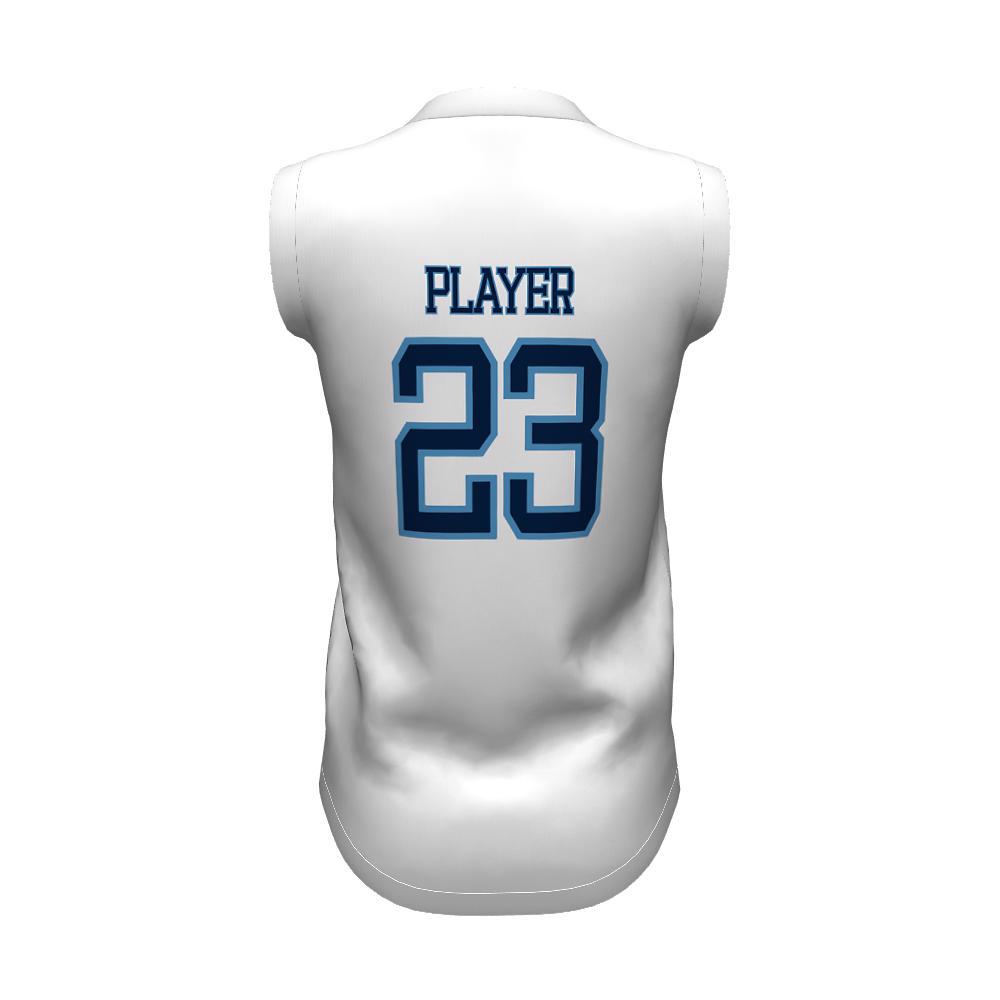 Softball V Neck Sleeveless Jerseys Chicago VNSJ-01 - view 2