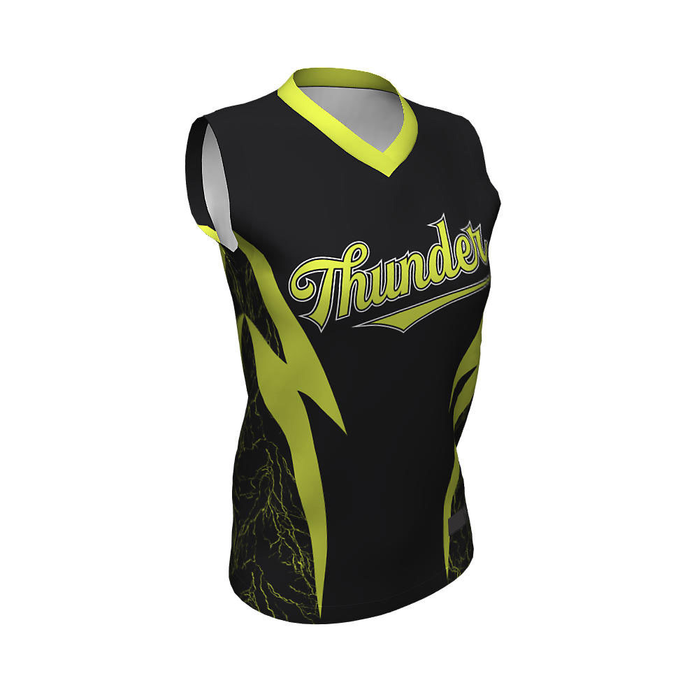 Softball V Neck Sleeveless Jerseys Thunder VNSJ-03 