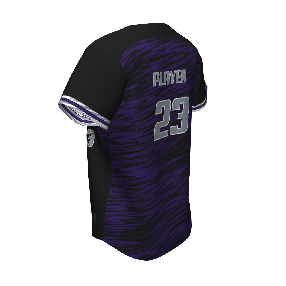  Sublimation Softball Full Button Jerseys Shoch FBJ-01 - view 4
