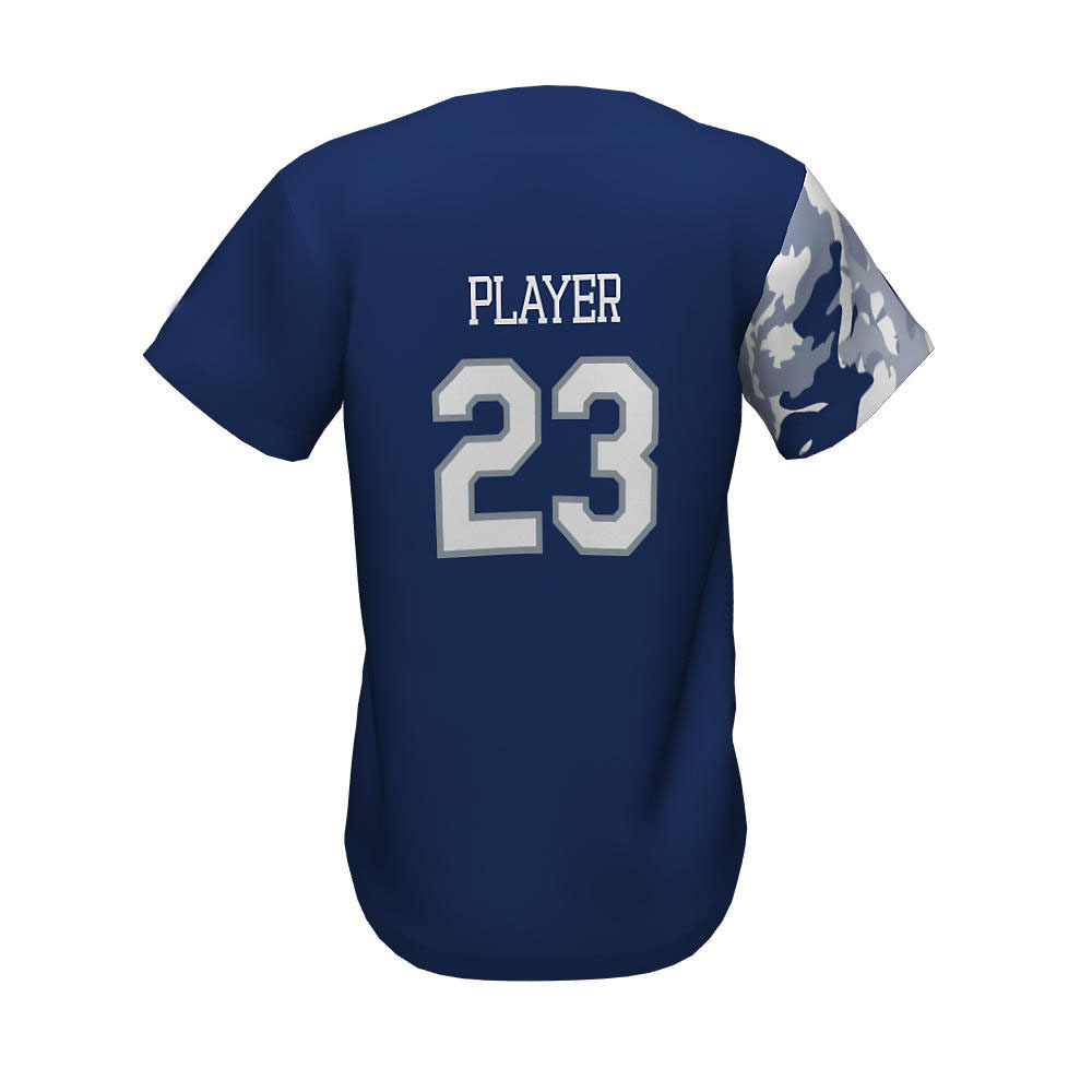 Sublimation Softball Full Button Jerseys Bombers FBJ-02 - view 2