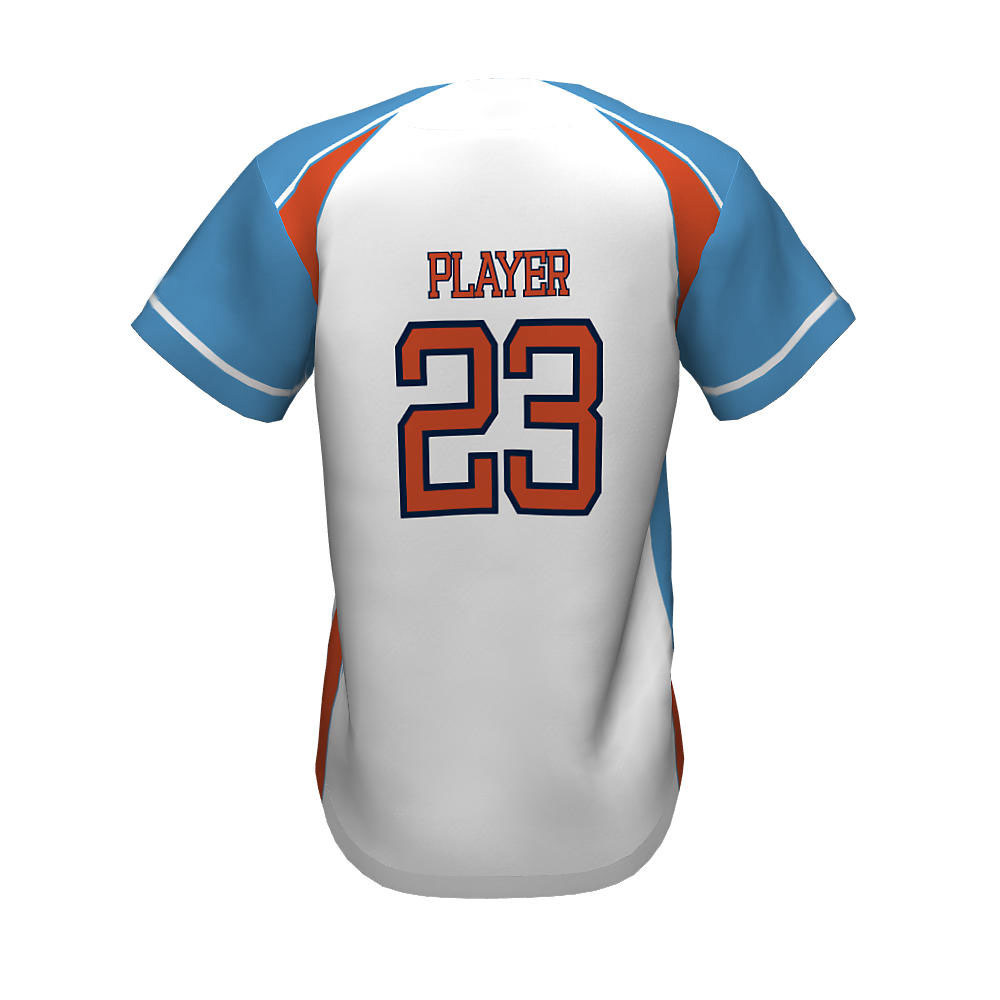 Sublimation Softball Full Button Jerseys Cavaliers FBJ-03 - view 2
