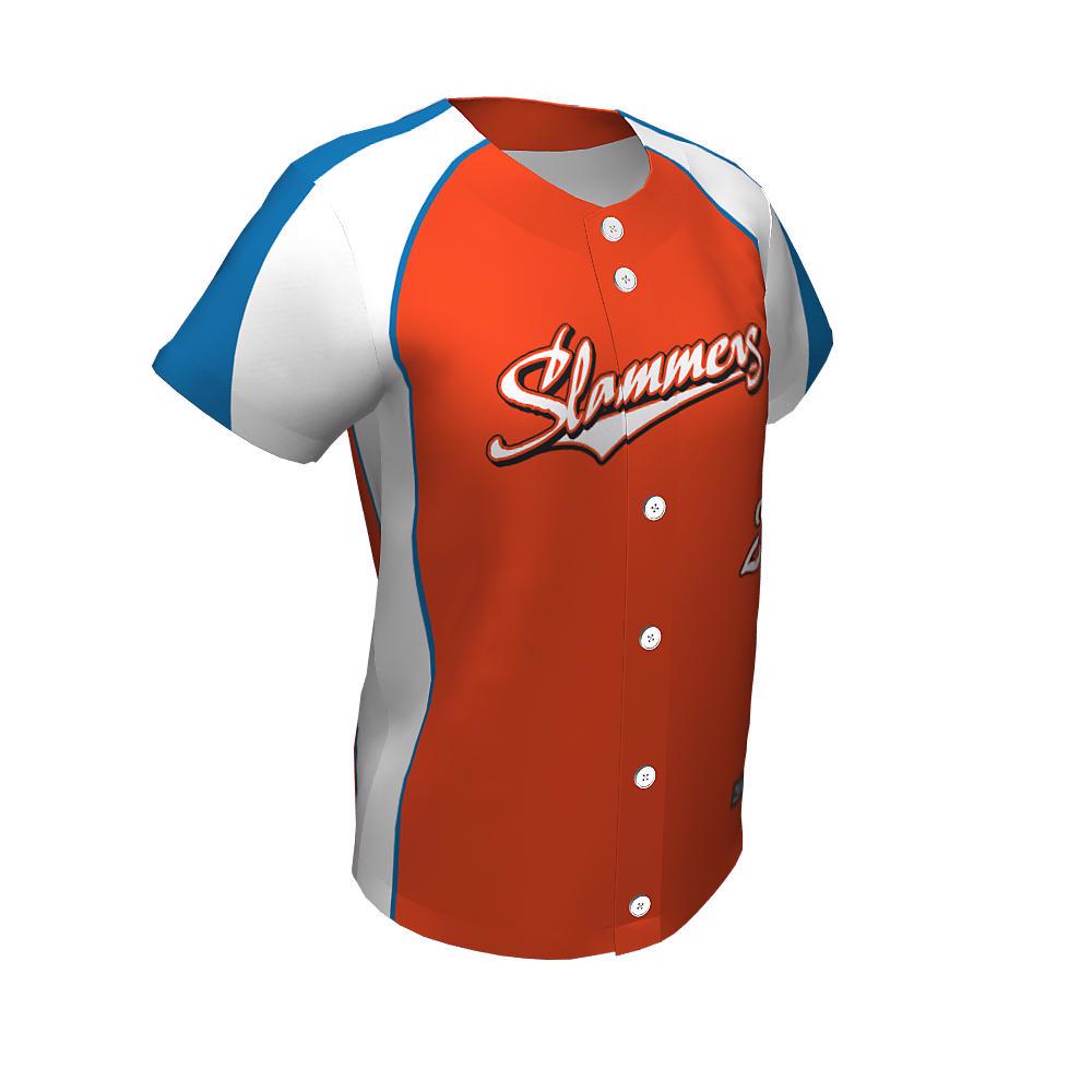 Sublimation Softball Full Button Jerseys FBJ-04