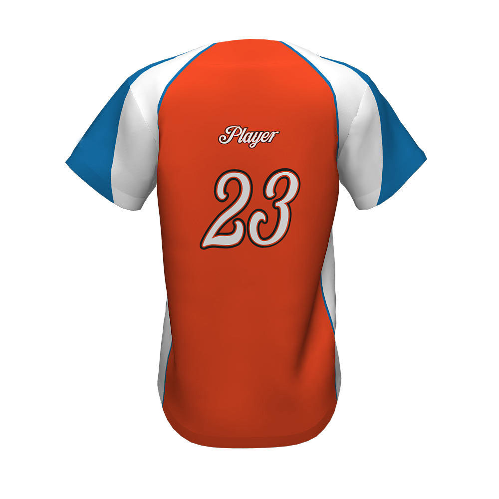 Sublimation Softball Full Button Jerseys FBJ-04 - view 2