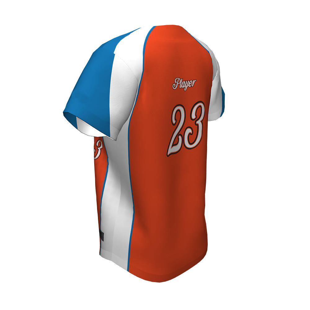 Sublimation Softball Full Button Jerseys FBJ-04 - view 3