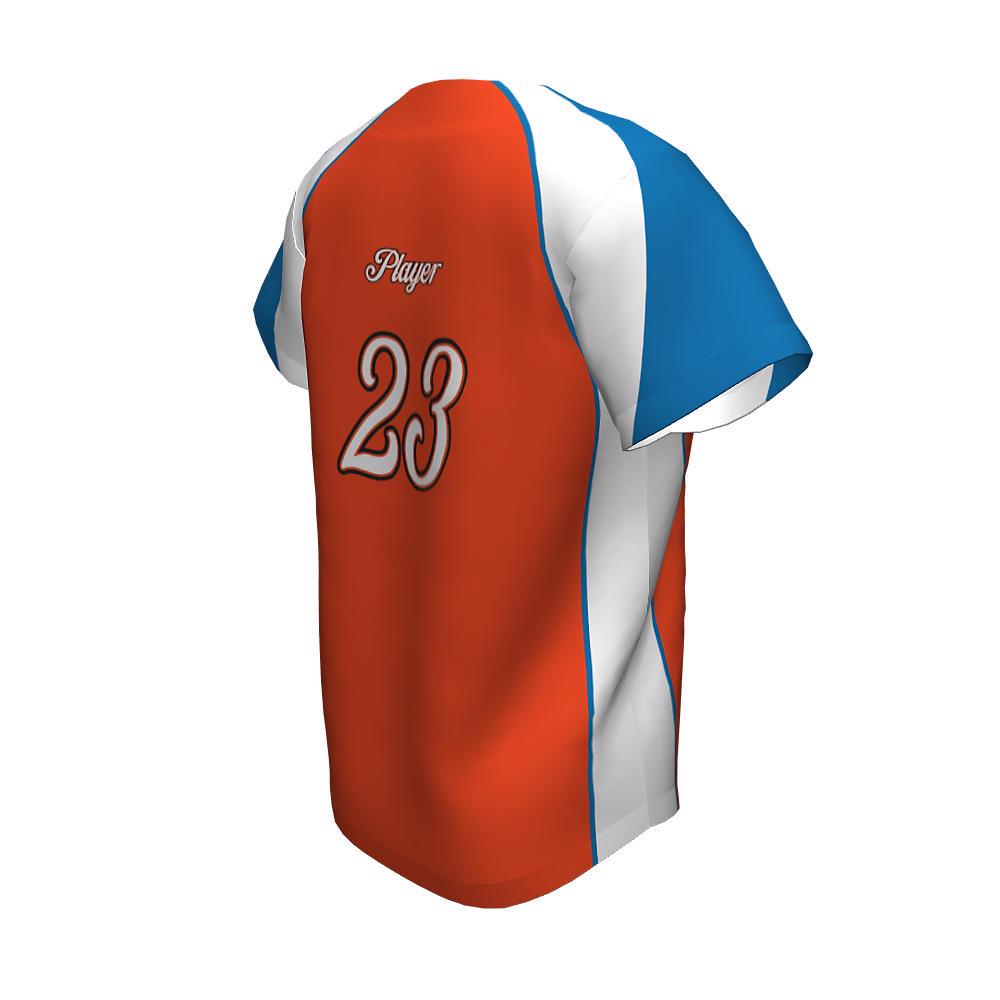 Sublimation Softball Full Button Jerseys FBJ-04 - view 4