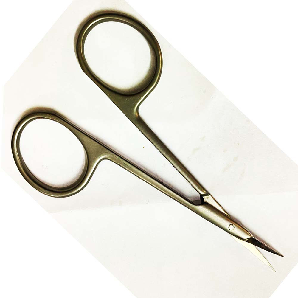 Stainless Steel Cuticle Nail Scissors  Eyebrow Scissors Fingers Cuticle Trimmer Lady scissors - view 2