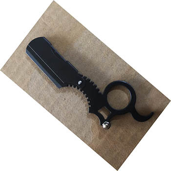 Folding Straight Edge Razor Shavette Men's Shaving Kit Single Edge Razor Blades  - view 4