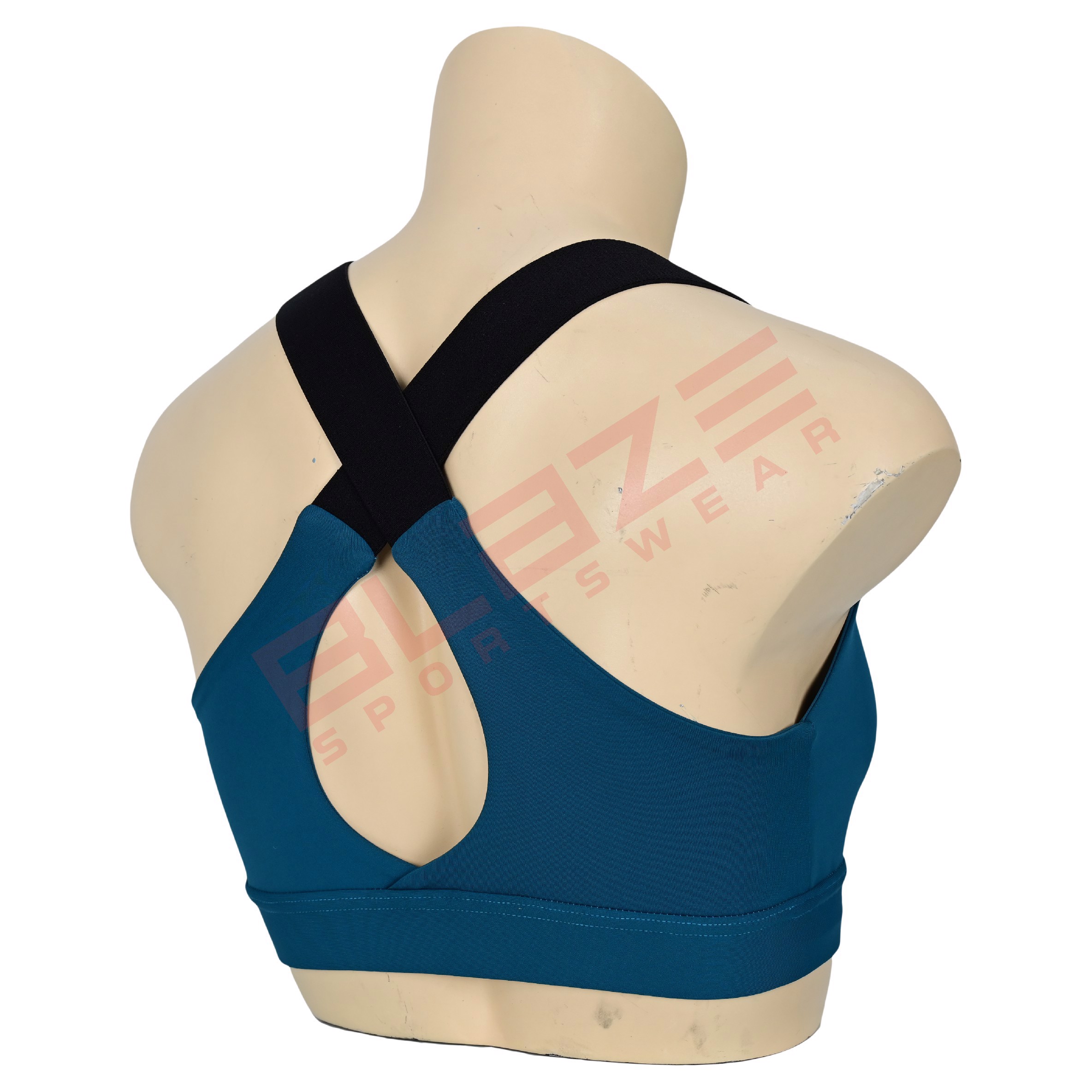 Fitness-Focused Custom Sports Bra Lightweight and Breathable Racerback Design - view 2