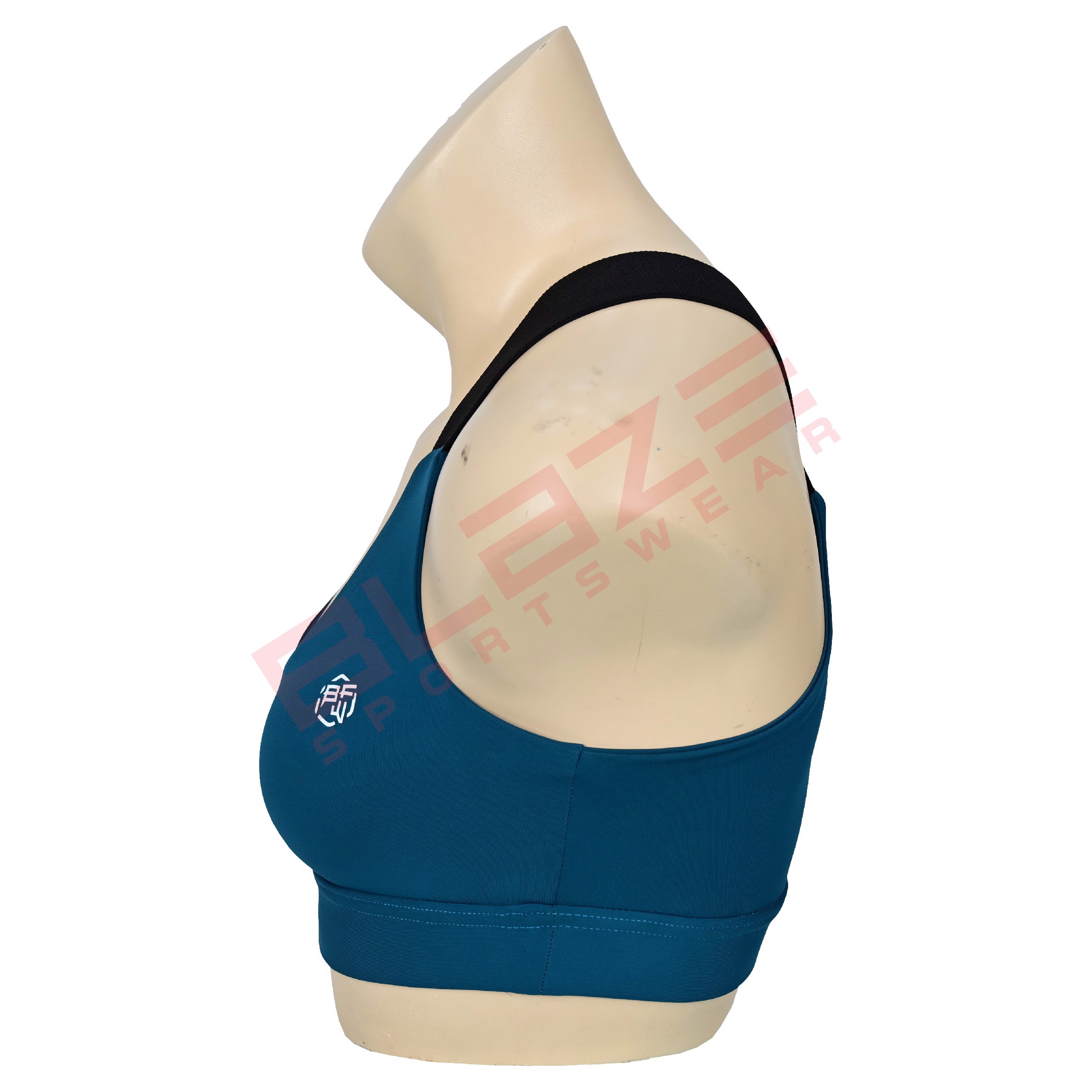 Fitness-Focused Custom Sports Bra Lightweight and Breathable Racerback Design - view 3