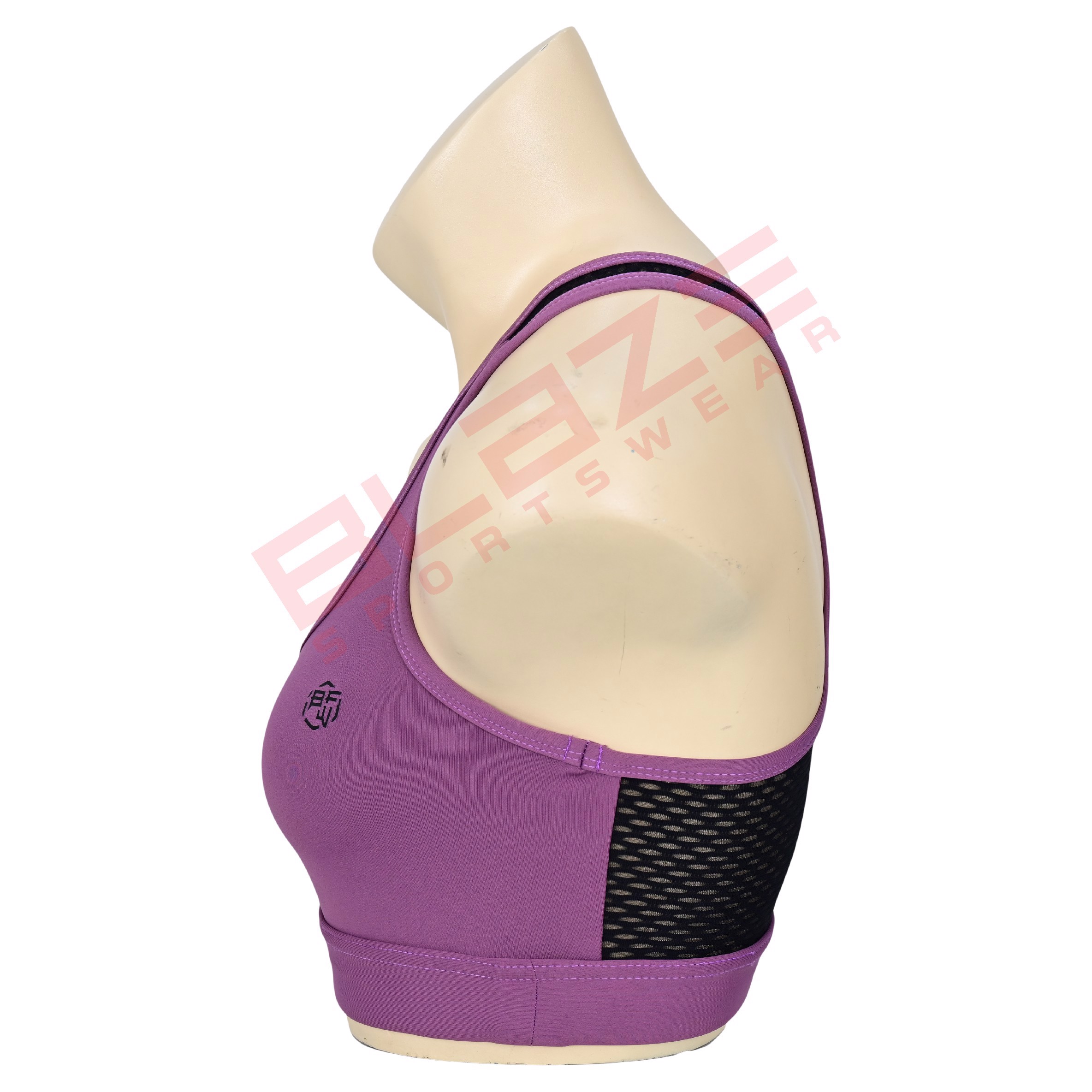 Custom Fit Fitness Sports Bra Lightweight Racerback Design  - view 3