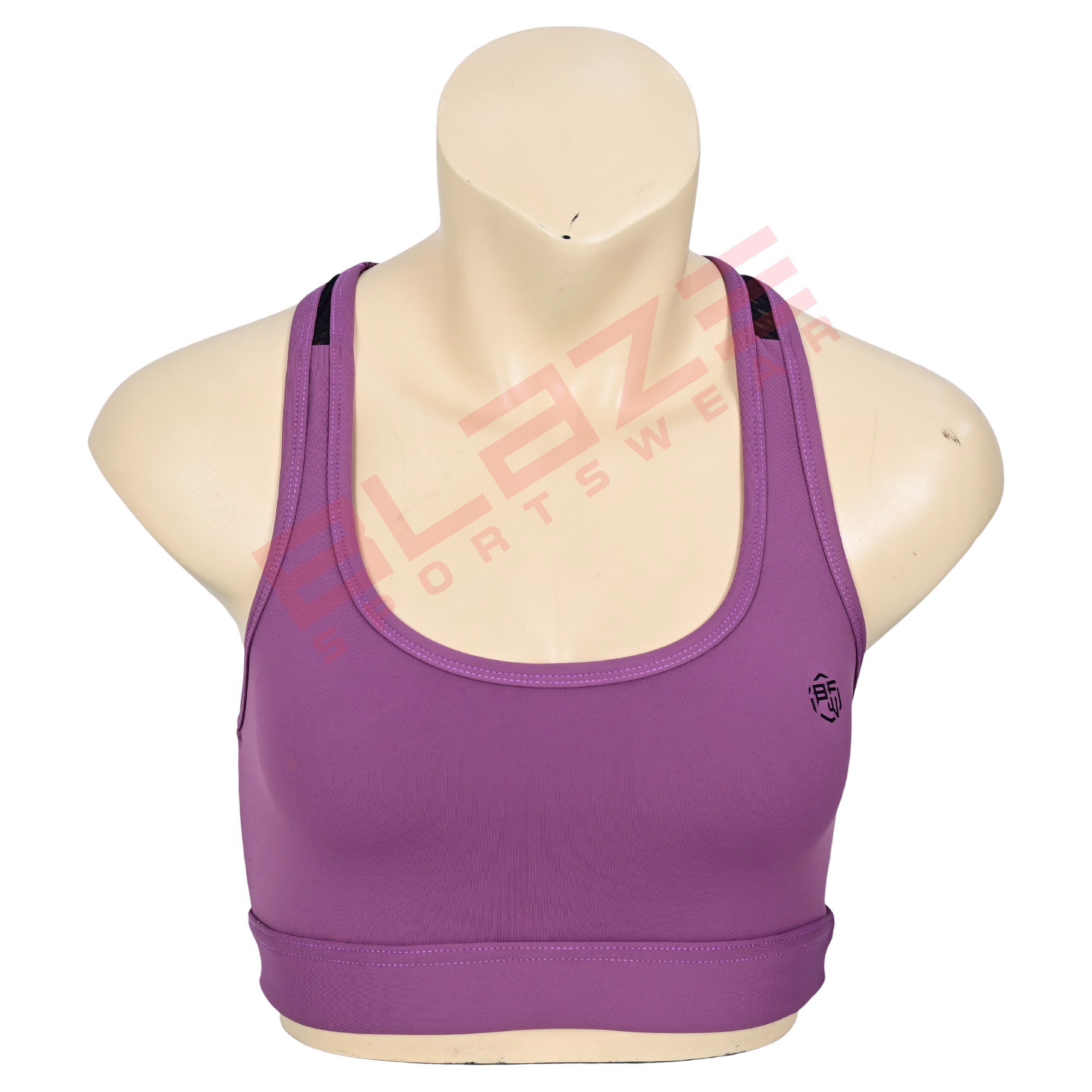 Custom Fit Fitness Sports Bra Lightweight Racerback Design  - view 5