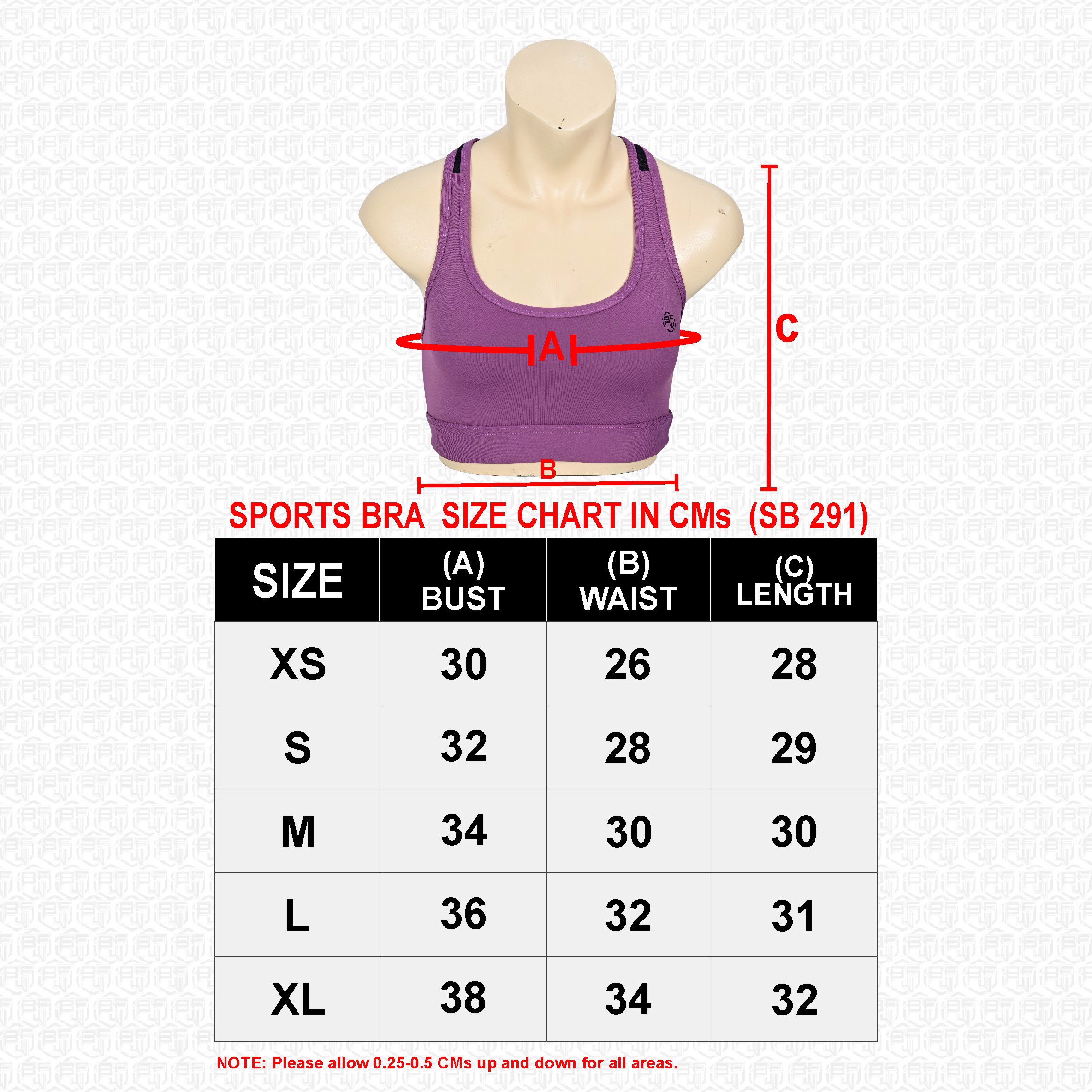 Custom Fit Fitness Sports Bra Lightweight Racerback Design  - view 7