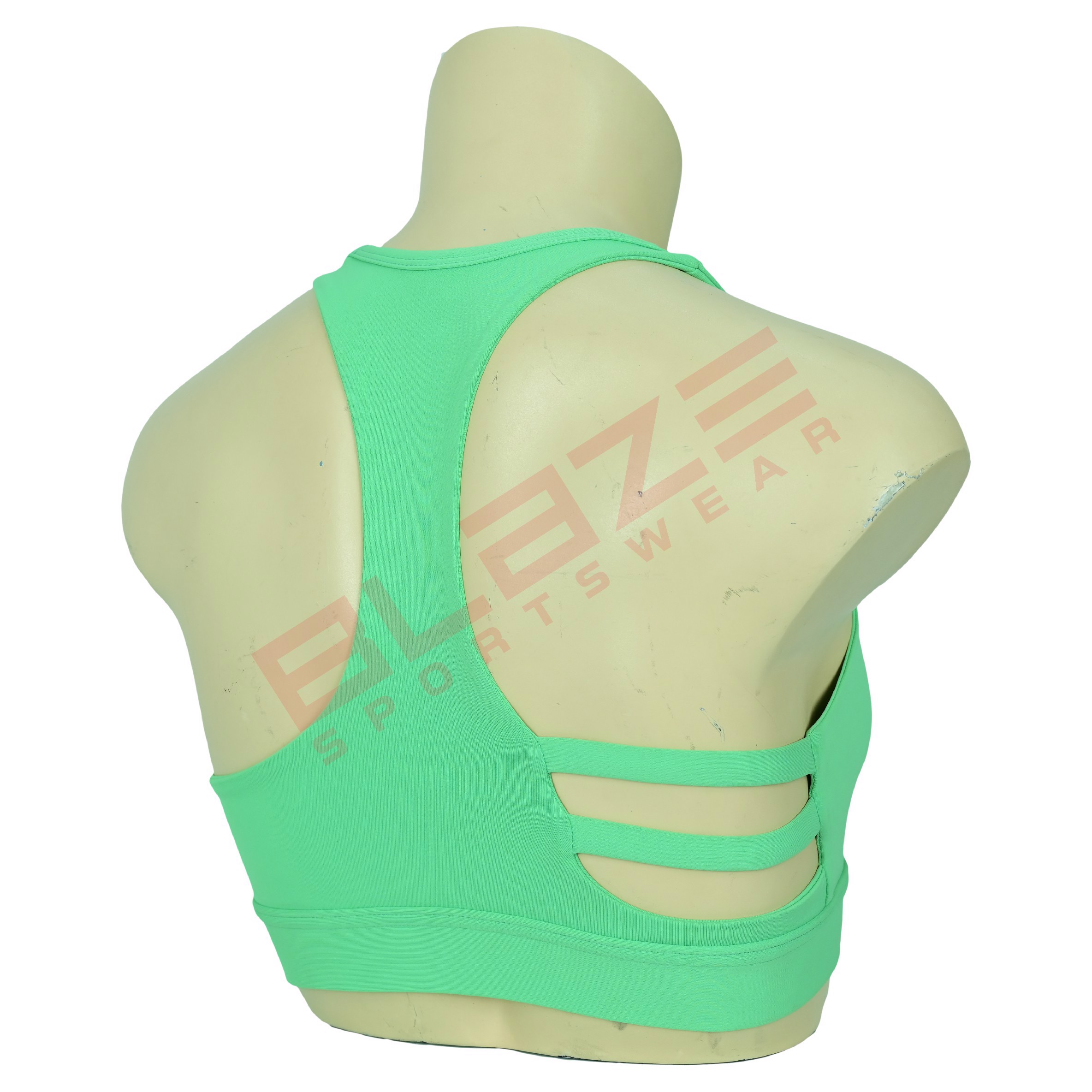 Customized Sports Bra for Workouts Lightweight Racerback Fitness Bra - view 2