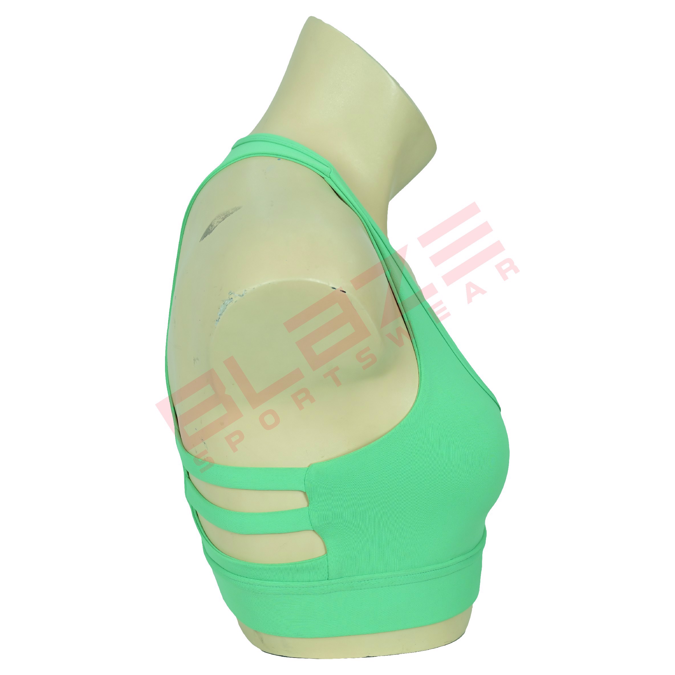 Customized Sports Bra for Workouts Lightweight Racerback Fitness Bra - view 4