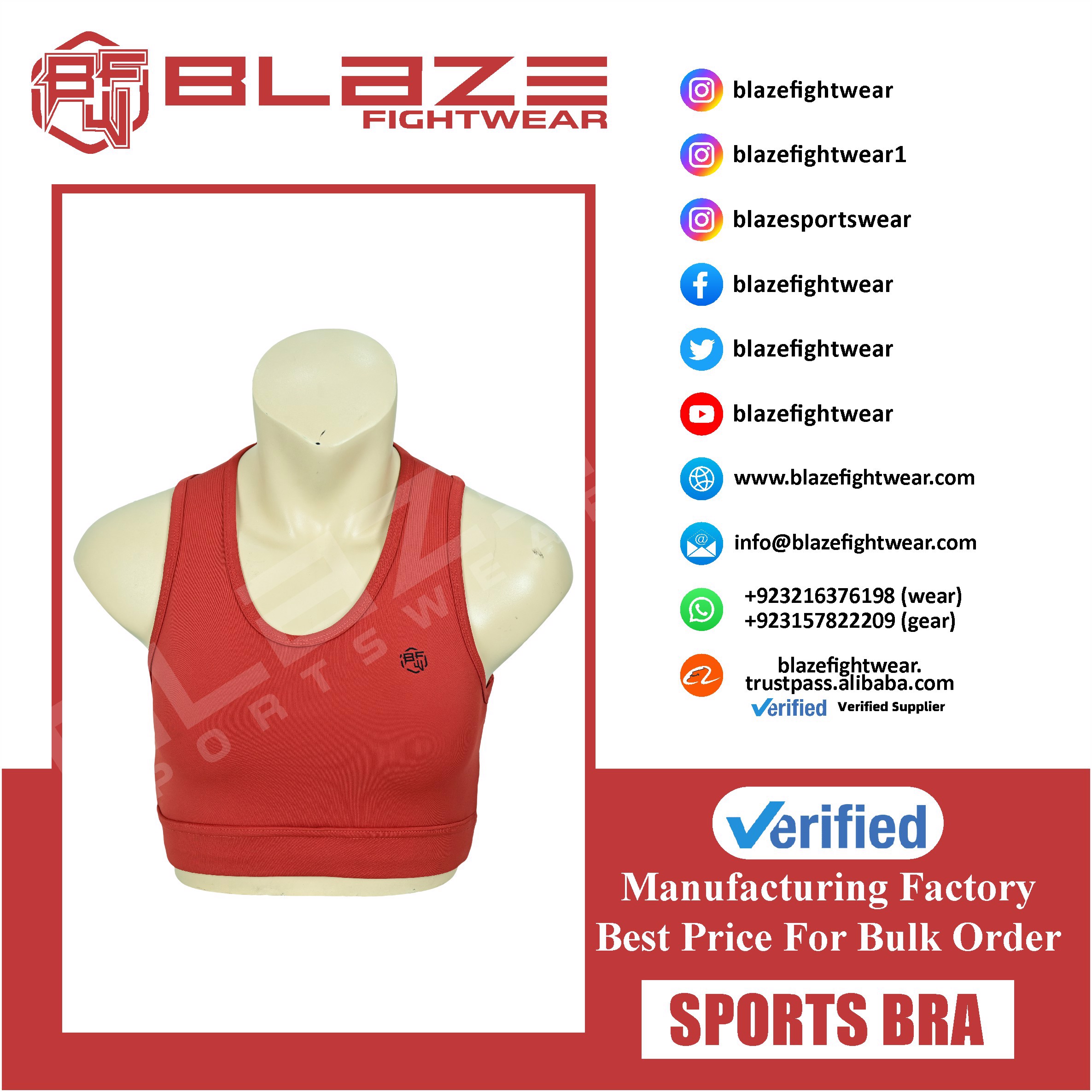 Custom Fit Racerback Sports Bra: Lightweight and Breathable - view 8