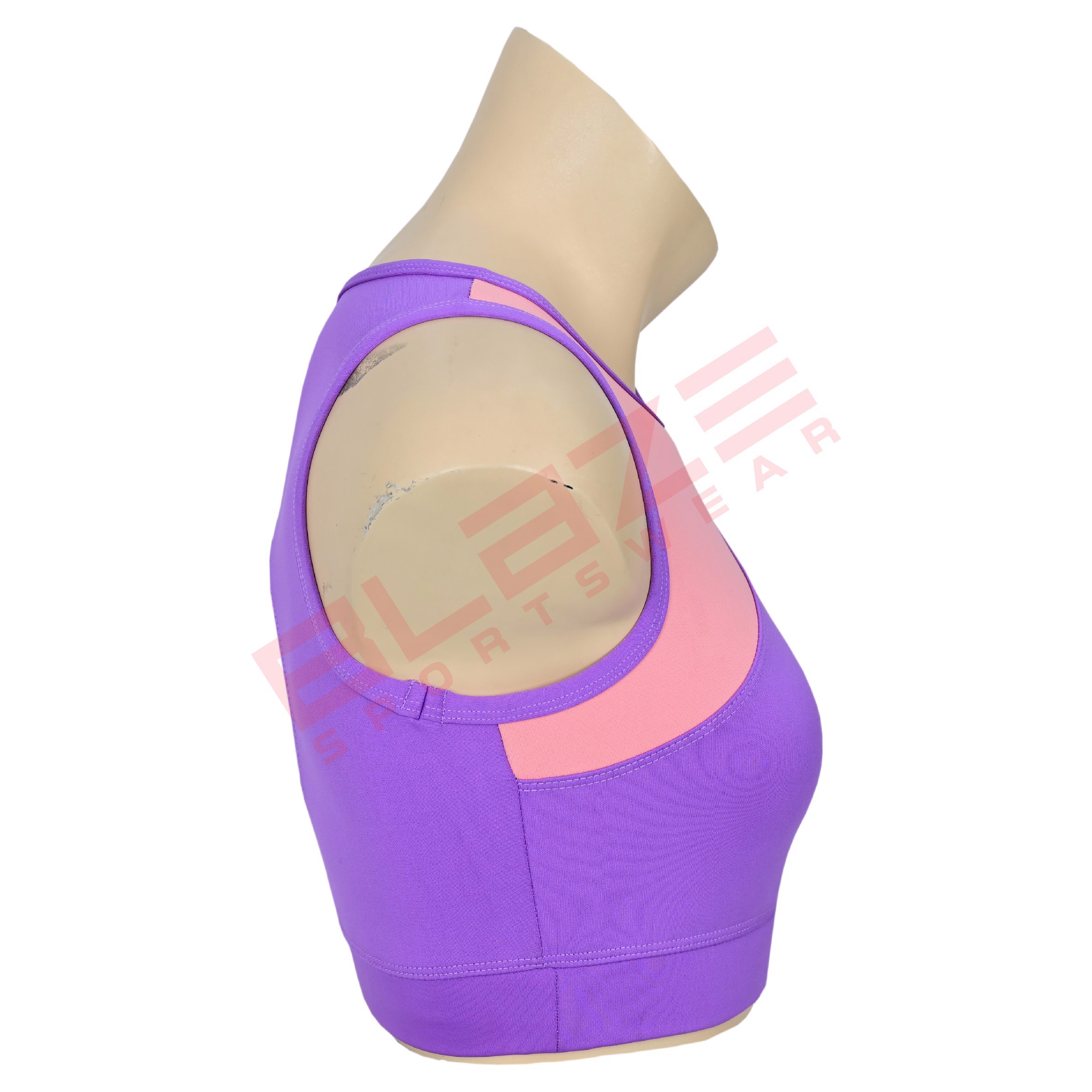  custom sports bra for workout fitness wear racer back sports bra light weight  - view 4