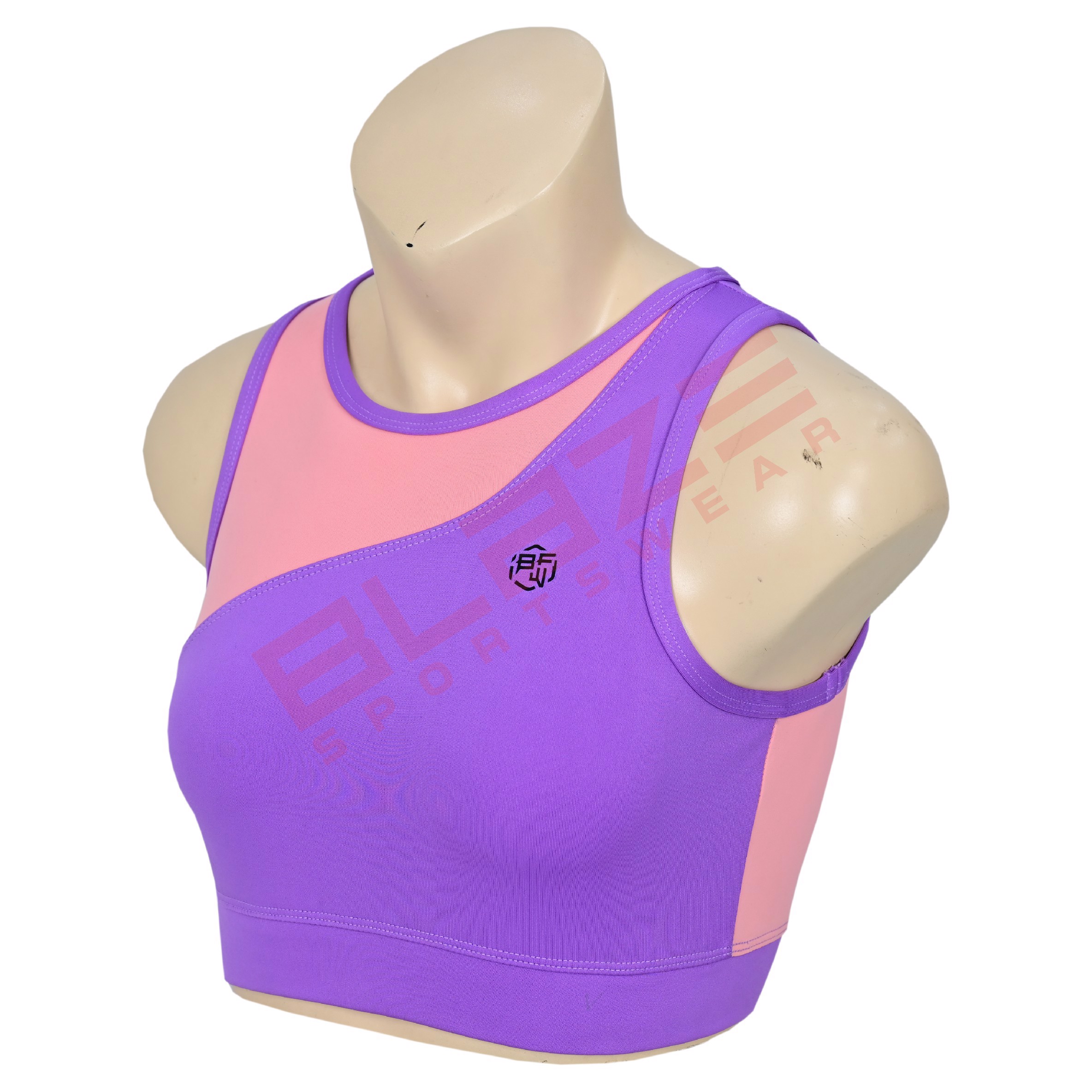  custom sports bra for workout fitness wear racer back sports bra light weight  - view 5