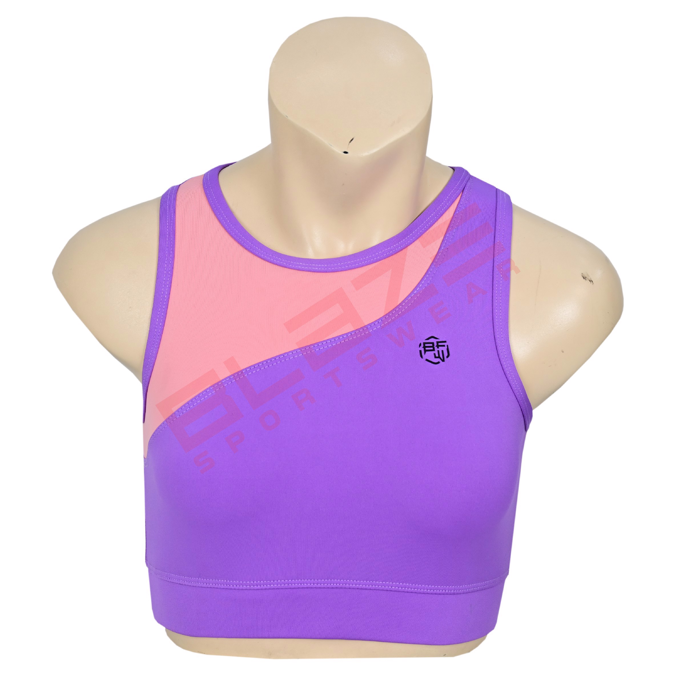  custom sports bra for workout fitness wear racer back sports bra light weight  - view 6