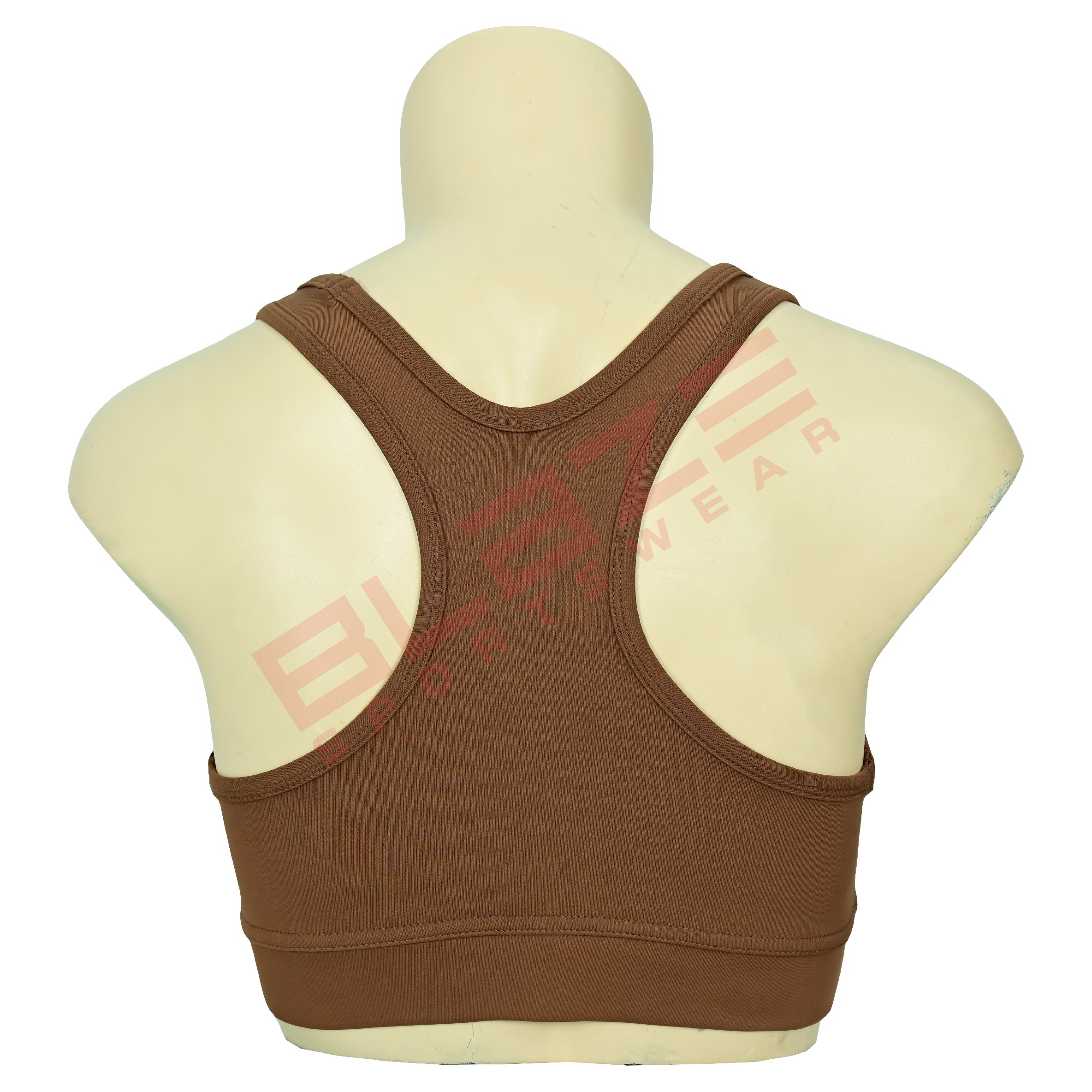 Customizable  Sports Bra Fitness Apparel, Lightweight, Breathable Racerback 